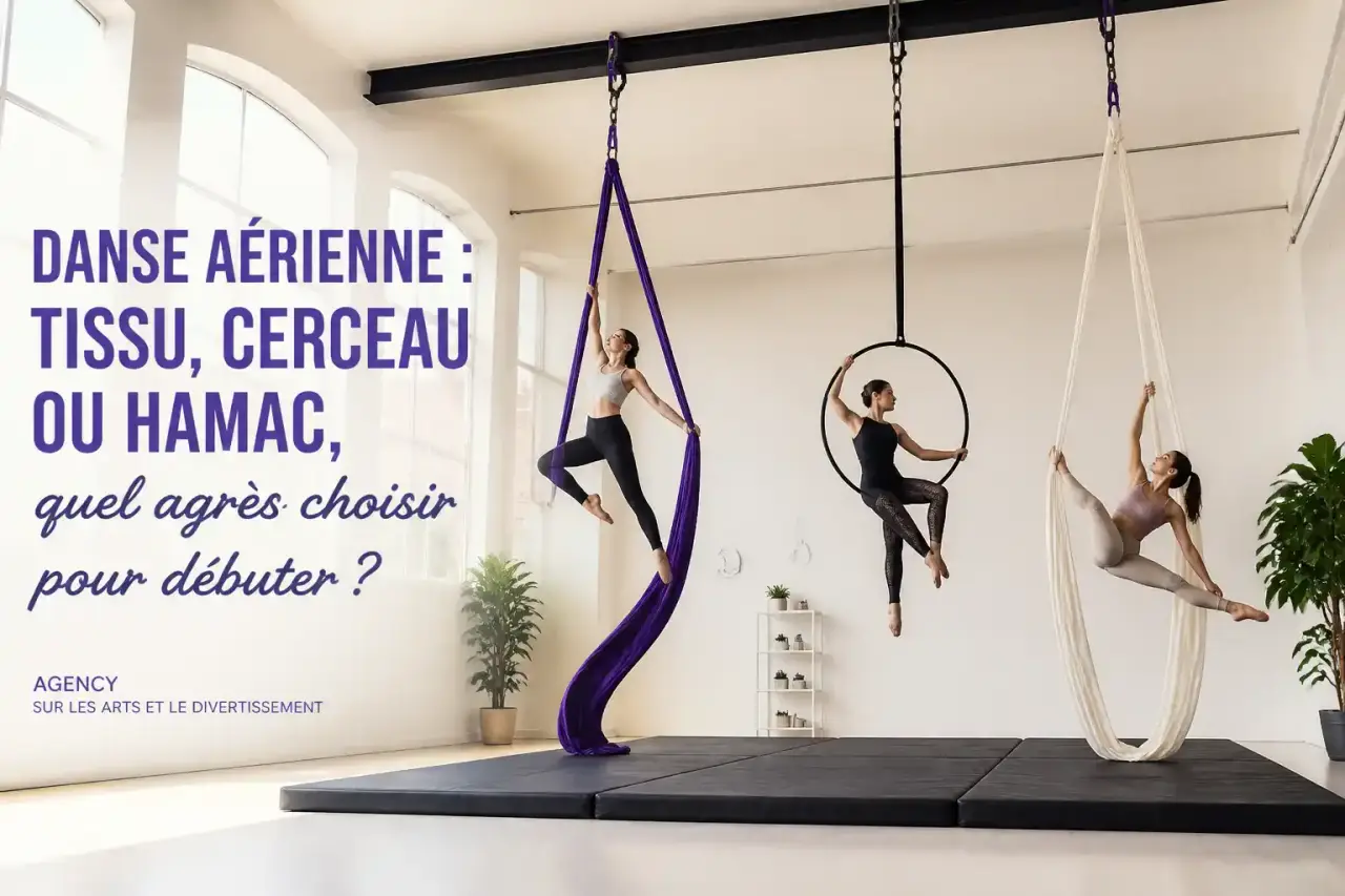 Danse aérienne : tissu, cerceau ou hamac, quel agrès choisir pour débuter ?